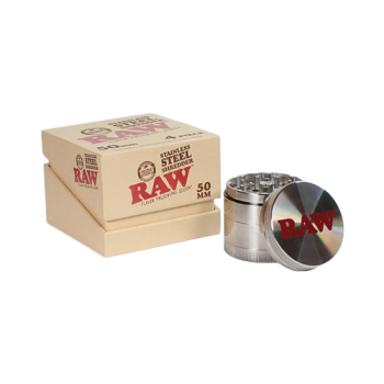 Raw Stainless Steel Shredder 4 Part Grinder - 50mm